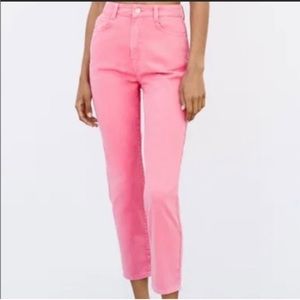 Pink ZARA mom jeans